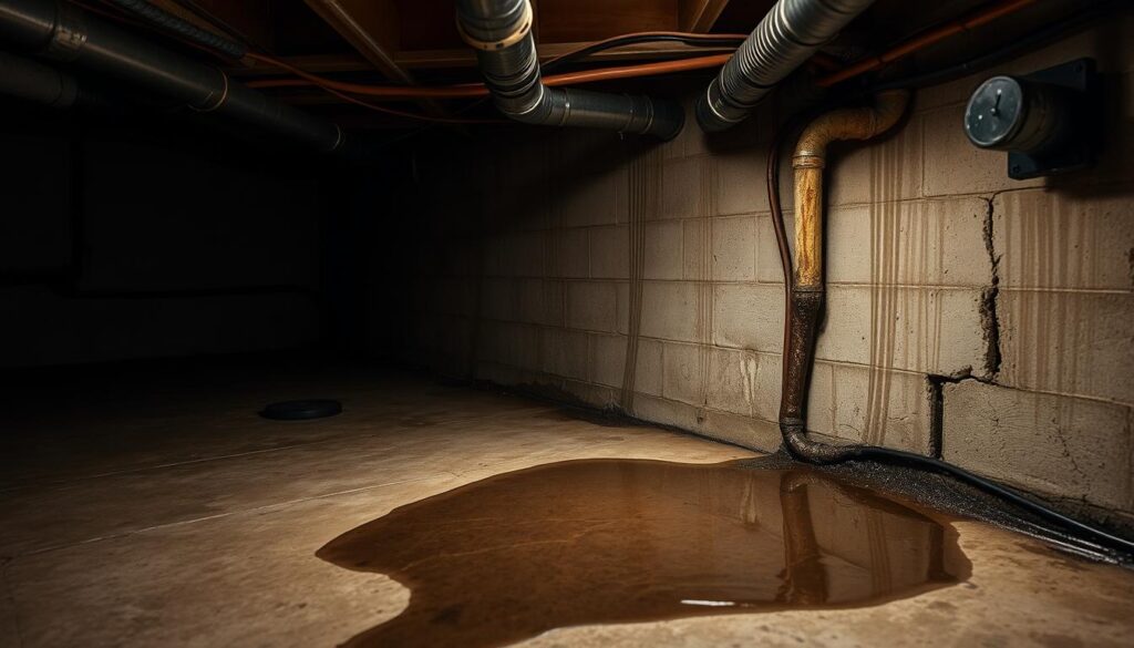 basement leak causes