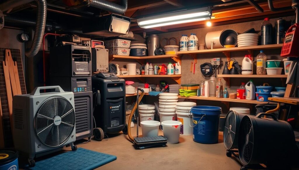 diy basement drying equipment
