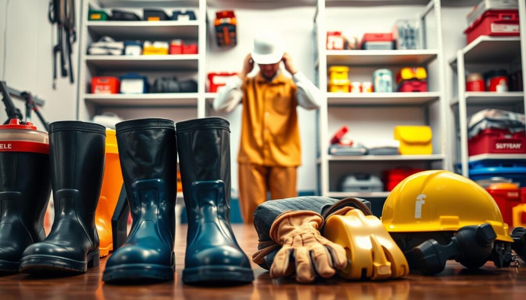 flood safety gear steps