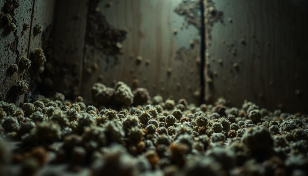 mold spores and moisture