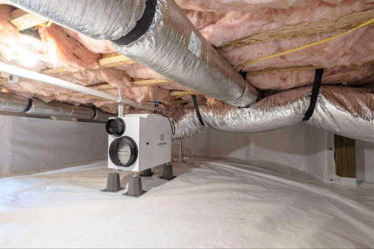 Crawl space repair companies inspection in DMV home — engineer evaluation