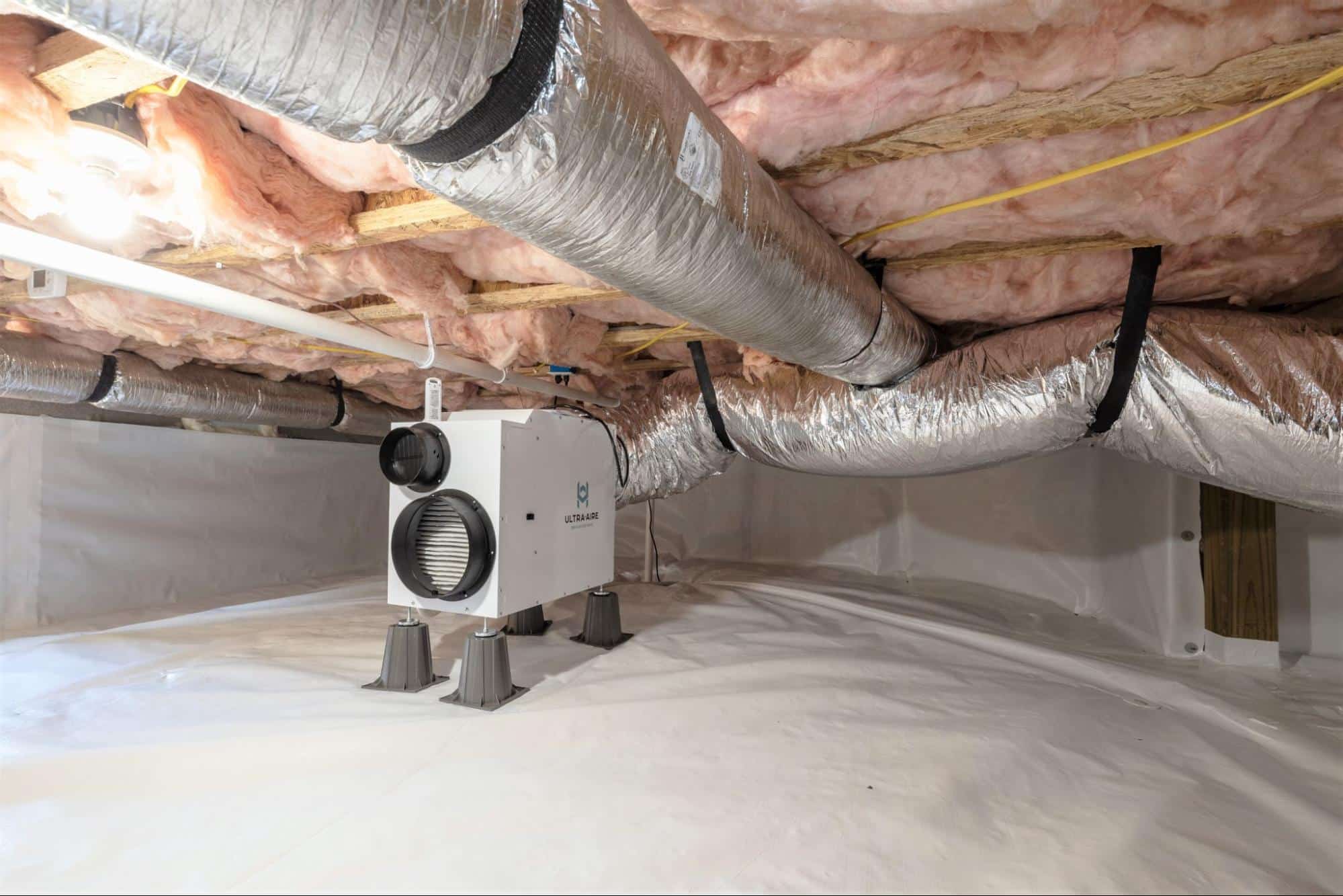 Crawl space repair companies inspection in DMV home — engineer evaluation