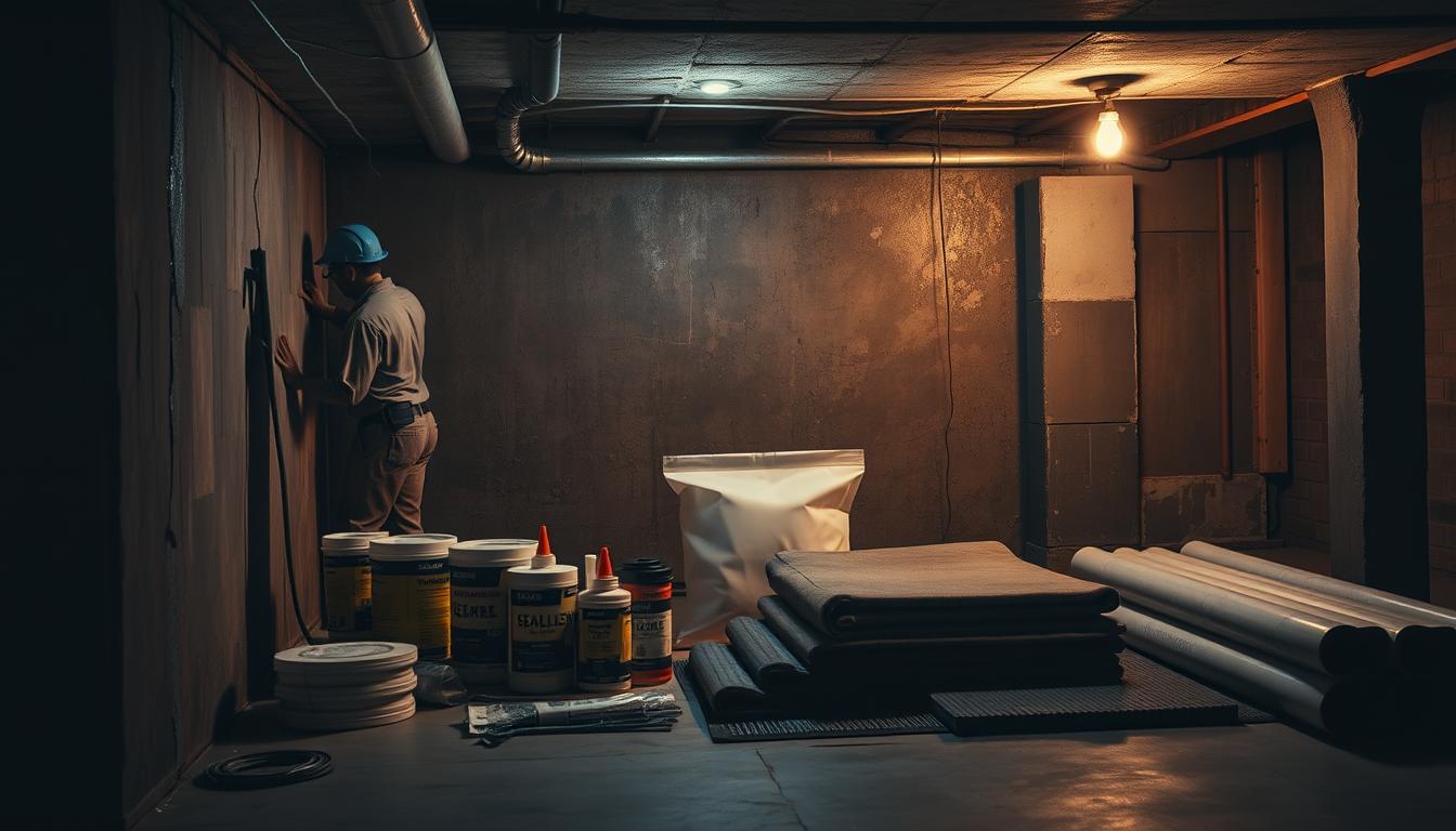 basement leak repair