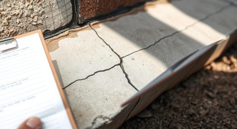 foundation crack repair​