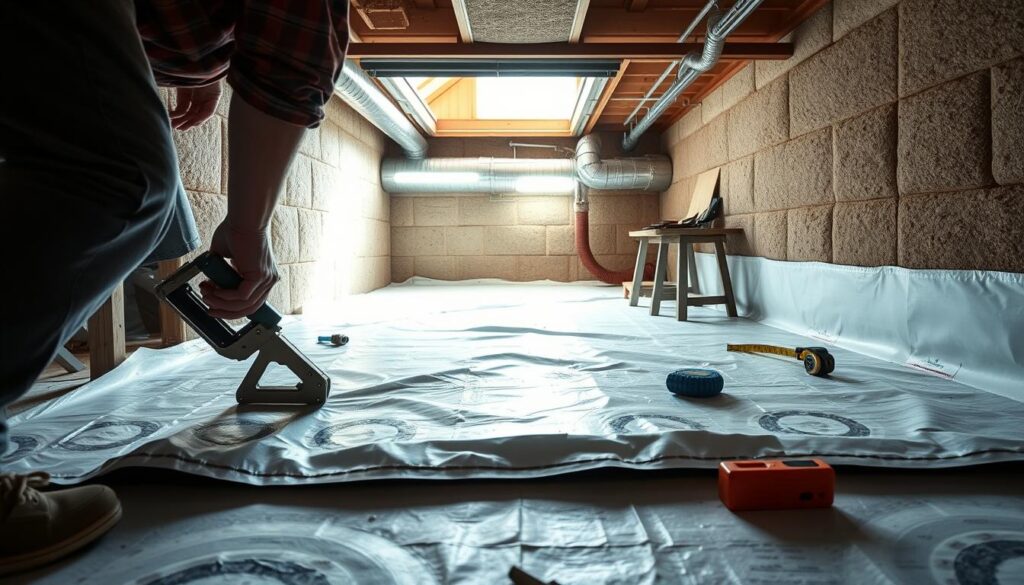 DIY crawl space encapsulation steps