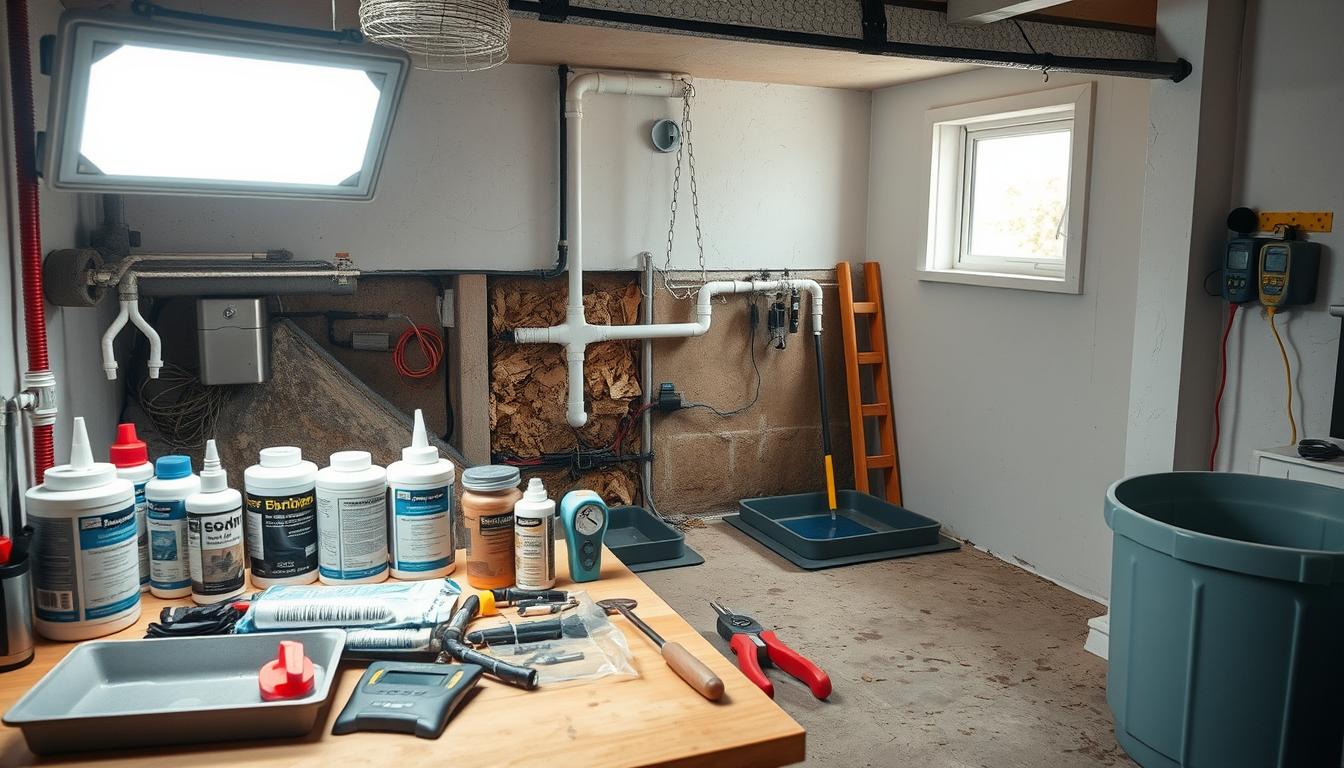 basement leak repair