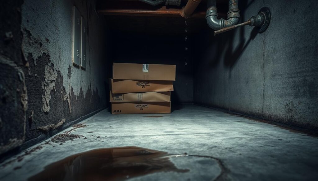 basement water damage signs