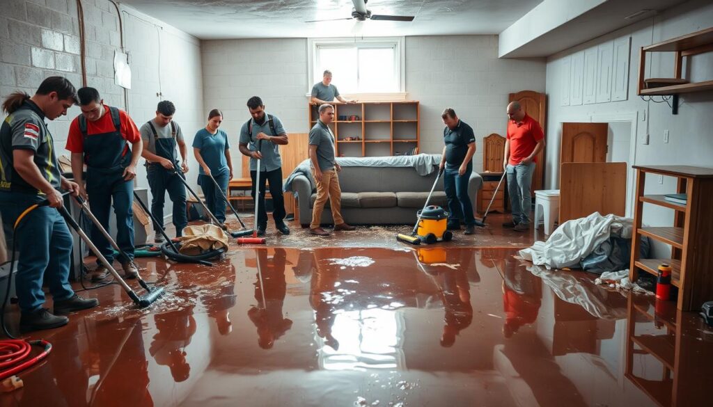 flood cleanup process