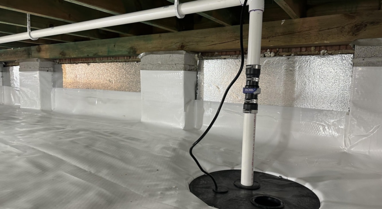 Crawl space encapsulation DMV home protection