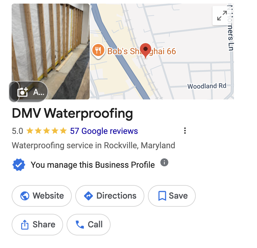 Basement Waterproofing, Foundation Repair, Sump Pump, DMV Homes, Hydrostatic Pressure